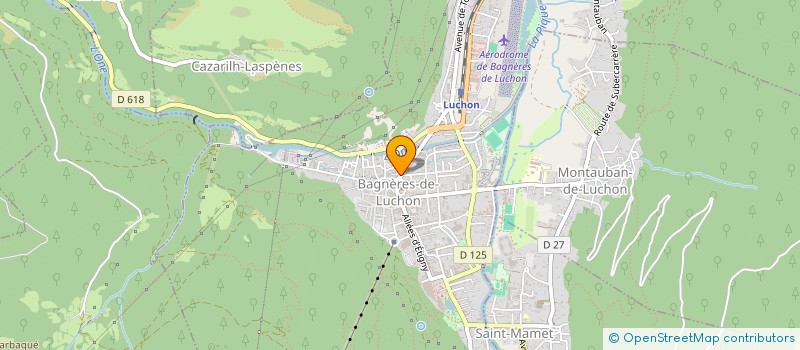 localisation de l'entreprise AMBULANCES LUCHONNAISES  BAGNERES-DE-LUCHON