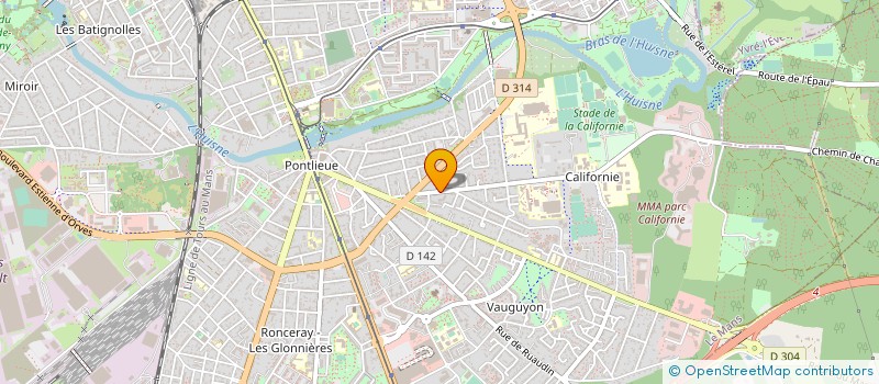 localisation de l'entreprise AMBULANCES MANCELLES à LE MANS