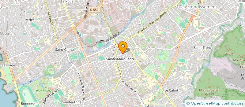 localisation de l'entreprise AMBULANCES MANIERE à MARSEILLE 9EME
