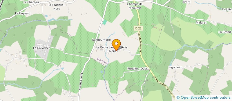 localisation de l'entreprise AMBULANCES MANON  GALGON