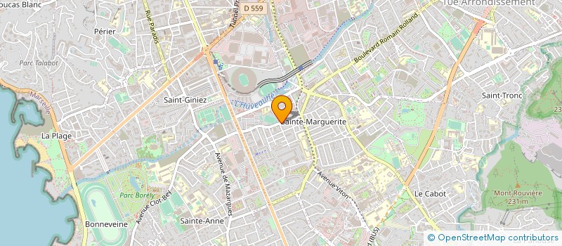localisation de l'entreprise 'AMBULANCES MARSEILLE 13' à MARSEILLE