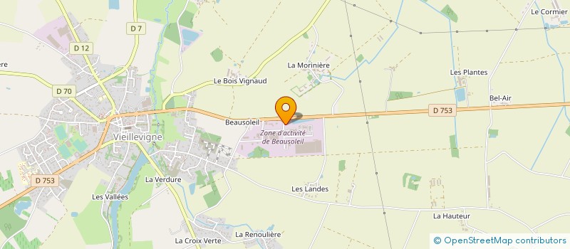 localisation de l'entreprise AMBULANCES MARTIN  VIEILLEVIGNE