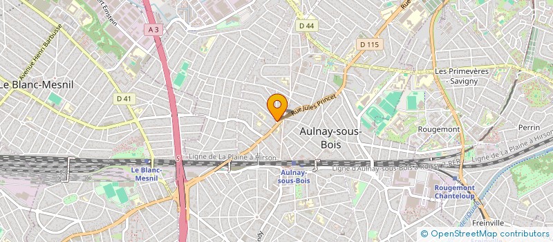 localisation de l'entreprise AMBULANCES MATI à AULNAY-SOUS-BOIS