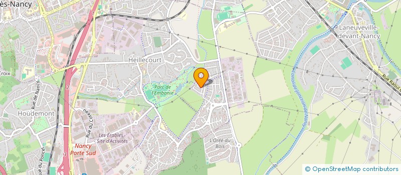 localisation de l'entreprise AMBULANCES MEDIC'CALL  HEILLECOURT