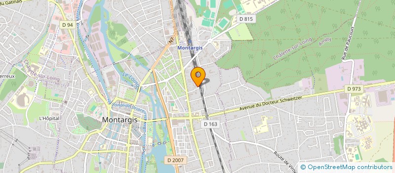 localisation de l'entreprise AMBULANCES MEDICINA  MONTARGIS