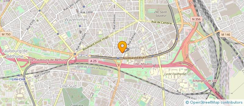 localisation de l'entreprise AMBULANCES MEDITRANS 3 à LILLE