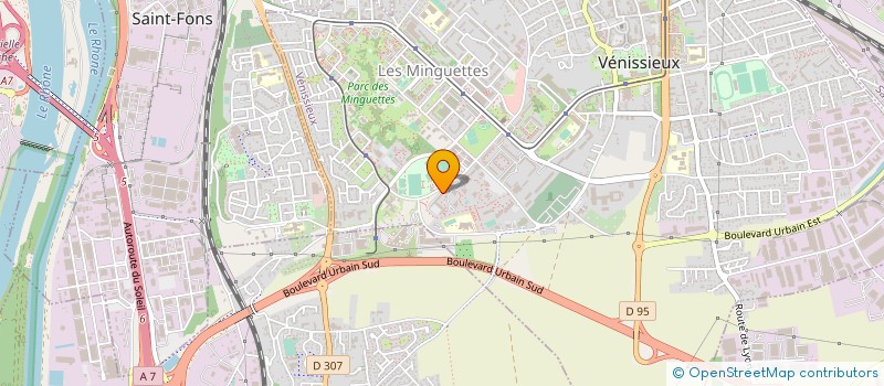 localisation de l'entreprise AMBULANCES MEIDPOLE 69  VENISSIEUX