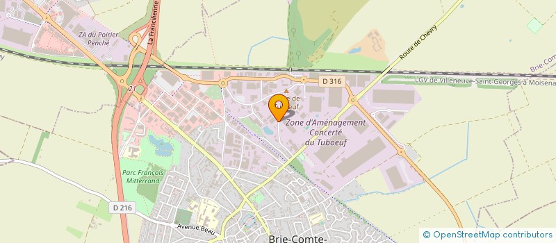 localisation de l'entreprise AMBULANCES MELUN SENART à BRIE-COMTE-ROBERT