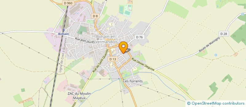 localisation de l'entreprise AMBULANCES MEURICE à BOHAIN-EN-VERMANDOIS