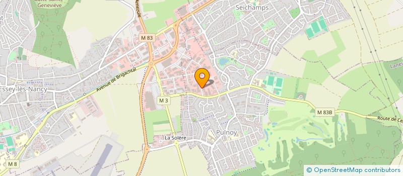 localisation de l'entreprise AMBULANCES MISSION LORRAINE à PULNOY