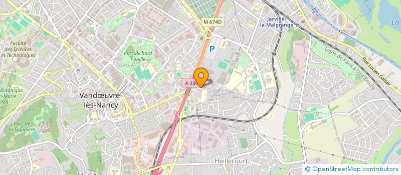 localisation de l'entreprise AMBULANCES MODERNES  VANDUVRE-LES-NANCY