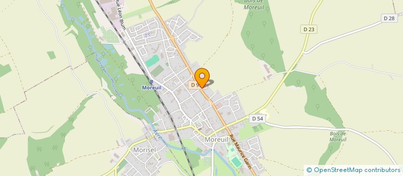 localisation de l'entreprise AMBULANCES MOREUILLOISES  MOREUIL