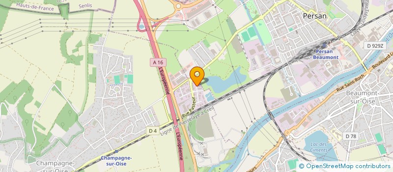 localisation de l'entreprise AMBULANCES MORLET à CHAMPAGNE-SUR-OISE