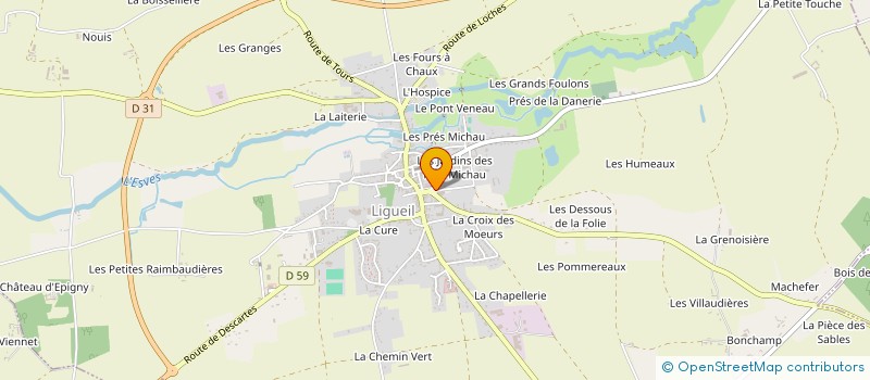 localisation de l'entreprise AMBULANCES MOURRY  LIGUEIL