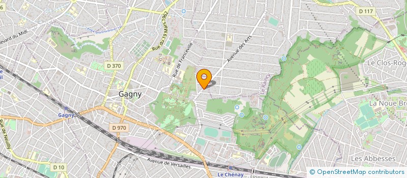 localisation de l'entreprise AMBULANCES NEUILLY PLAISANCE  GAGNY