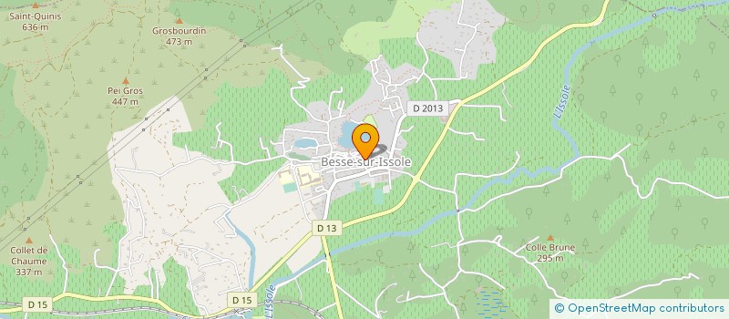 localisation de l'entreprise AMBULANCES NICOLAS à BESSE-SUR-ISSOLE