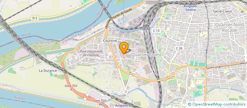 localisation de l'entreprise AMBULANCES NOUVELLE COMPAGNIE à AVIGNON