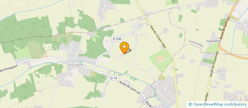 localisation de l'entreprise AMBULANCES OCEANE  SAIGUEDE