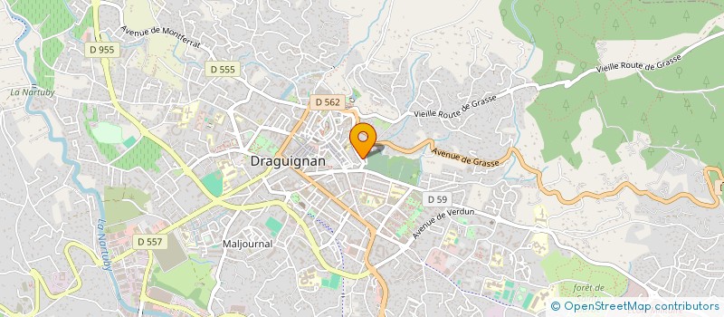 localisation de l'entreprise AMBULANCES OCEANES  DRAGUIGNAN