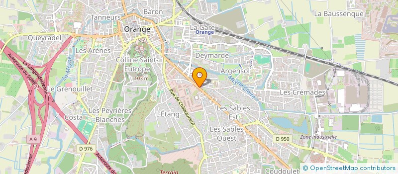 localisation de l'entreprise AMBULANCES ORANGEOISES à ORANGE