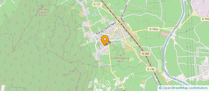 localisation de l'entreprise AMBULANCES ORSANNAISES  ORSAN