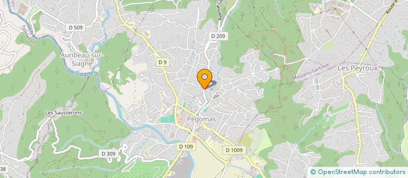localisation de l'entreprise AMBULANCES OURAGAN à PEGOMAS