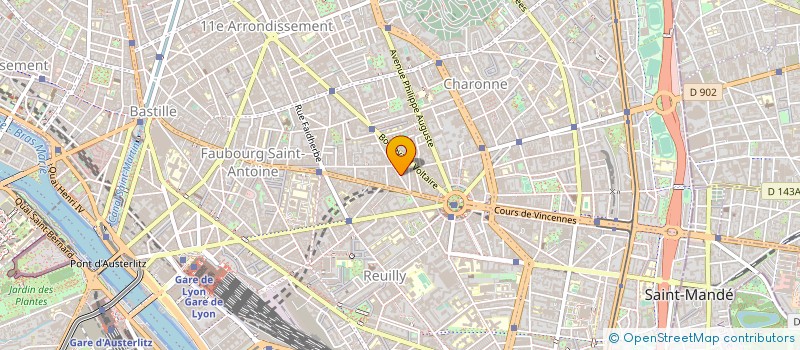 localisation de l'entreprise AMBULANCES PARIS-BERCY à PARIS