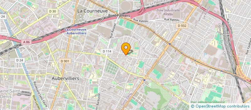 localisation de l'entreprise AMBULANCES PAUL à AUBERVILLIERS