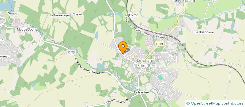 localisation de l'entreprise AMBULANCES PEROISES  LE CHAMP-SAINT-PERE