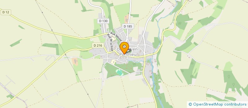 localisation de l'entreprise AMBULANCES PETAIN à DOMART-EN-PONTHIEU