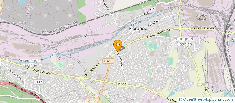 localisation de l'entreprise AMBULANCES PICCIOLI  FLORANGE