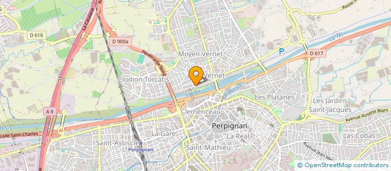 localisation de l'entreprise AMBULANCES PIERRE ESTREICH  PERPIGNAN