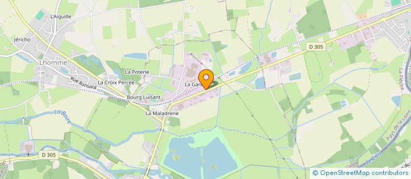 localisation de l'entreprise AMBULANCES PIERRE FORGET  LA CHARTRE-SUR-LE-LOIR