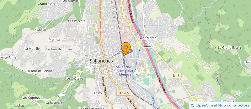 localisation de l'entreprise AMBULANCES PISSARD  SALLANCHES