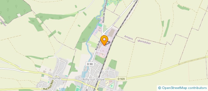 localisation de l'entreprise AMBULANCES PLOMION 80  AILLY-SUR-NOYE