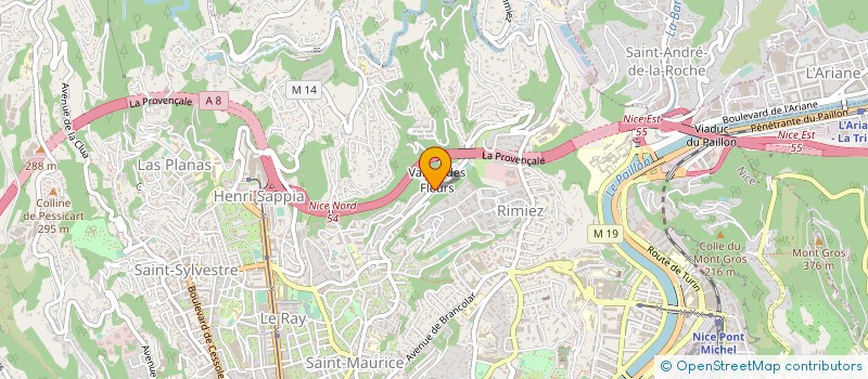 localisation de l'entreprise AMBULANCES POLARIS 2 à NICE