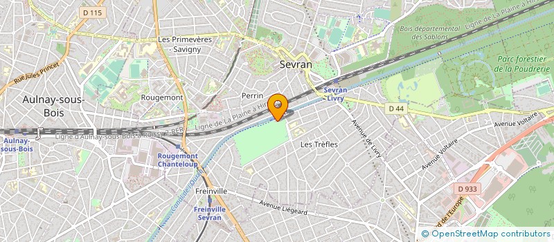 localisation de l'entreprise AMBULANCES POMMIER à SEVRAN