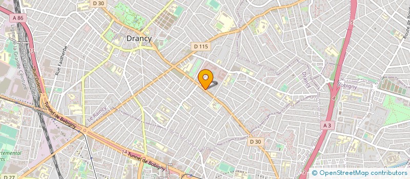 localisation de l'entreprise AMBULANCES POMPADOUR à DRANCY