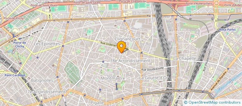 localisation de l'entreprise AMBULANCES POUCHET à PARIS