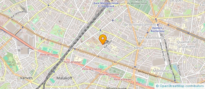 localisation de l'entreprise AMBULANCES PROMEDIC SERVICES 75 à PARIS