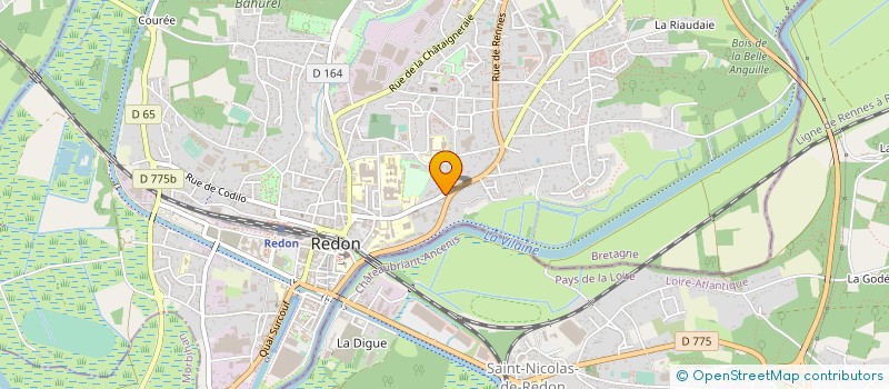 localisation de l'entreprise AMBULANCES PROVOST  REDON