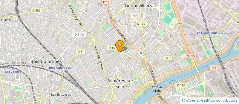 localisation de l'entreprise AMBULANCES QUAI DES ILES à ASNIERES-SUR-SEINE