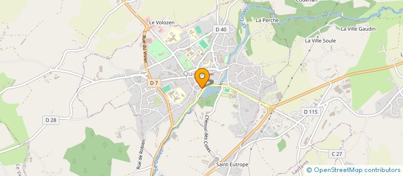 localisation de l'entreprise AMBULANCES QUINTINAISES à QUINTIN