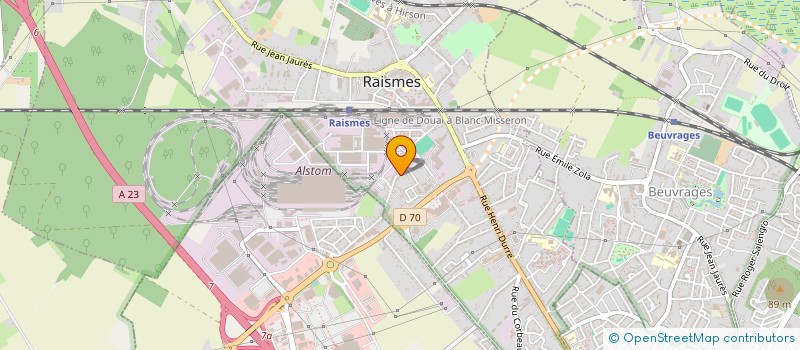 localisation de l'entreprise AMBULANCES RAISMOISES à RAISMES
