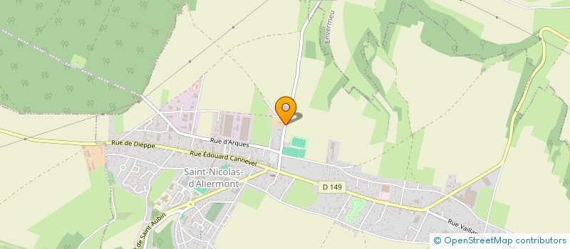 localisation de l'entreprise AMBULANCES RAOULT  SAINT-NICOLAS-D'ALIERMONT