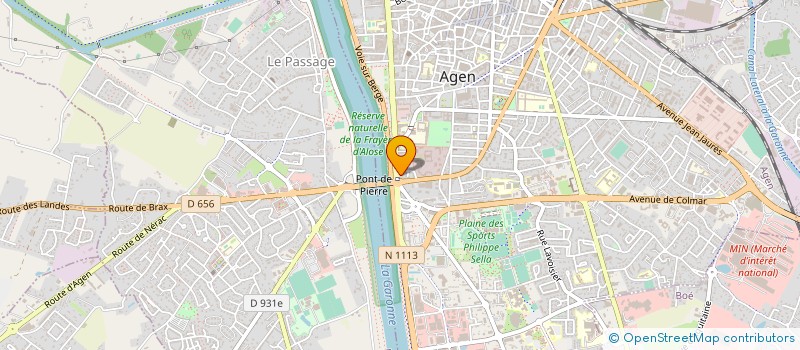 localisation de l'entreprise AMBULANCES RAPIDES AGENAISES à AGEN