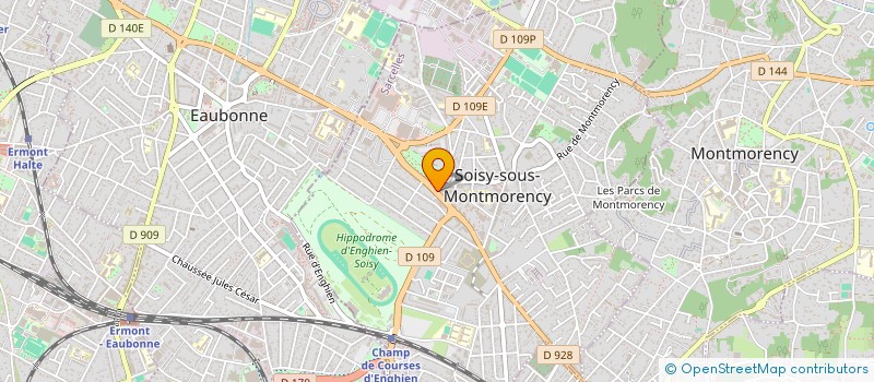 localisation de l'entreprise AMBULANCES RAYER SARL à SOISY-SOUS-MONTMORENCY