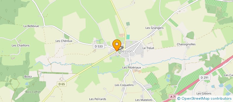 localisation de l'entreprise AMBULANCES RAYMOND MORGEAT  BESSON