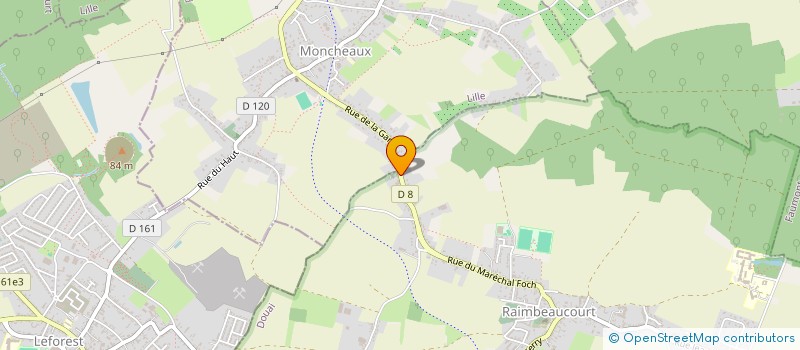 localisation de l'entreprise AMBULANCES REANT à CUINCY