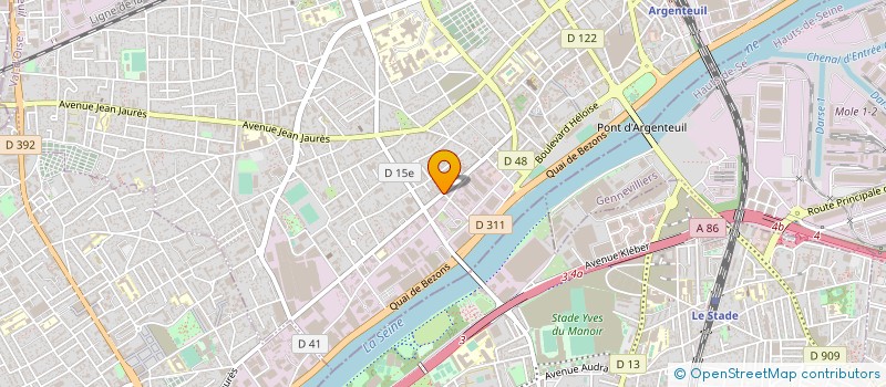 localisation de l'entreprise AMBULANCES REGIONALES D'ARGENTEUIL à ARGENTEUIL